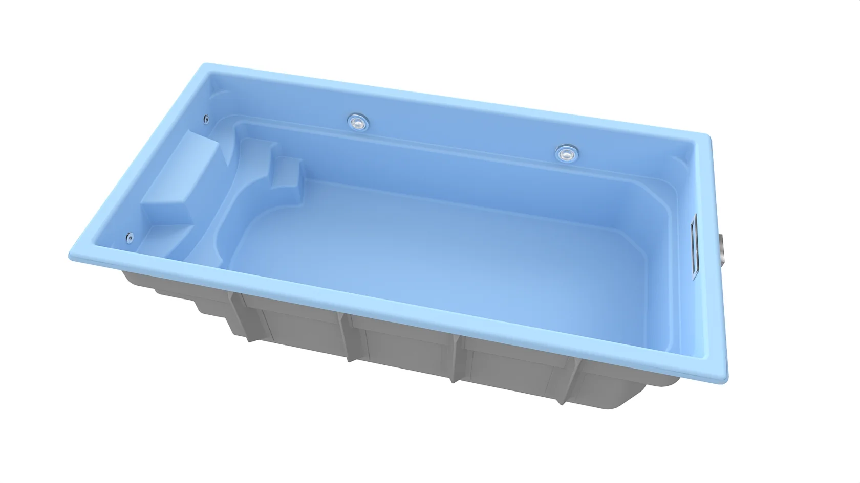 Пластиковый бассейн 